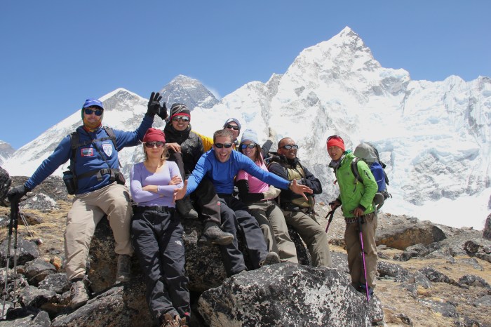 The view of Everest, Lhotse and Nuptse form Kalapatthar