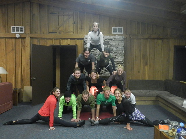 Post-Run Pyramid - Constructed by Dr. Freer