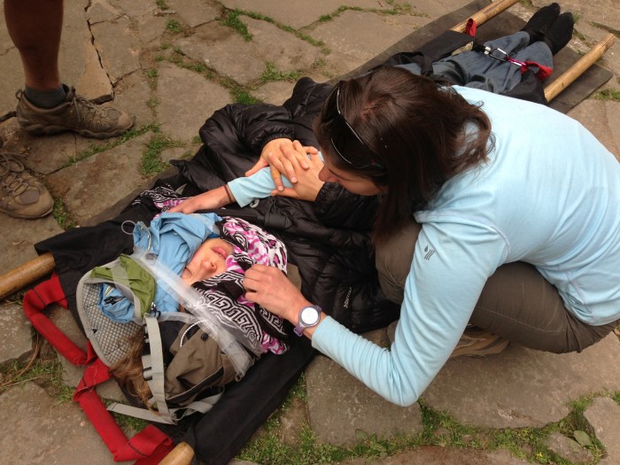 Alena's c-spine immobilization