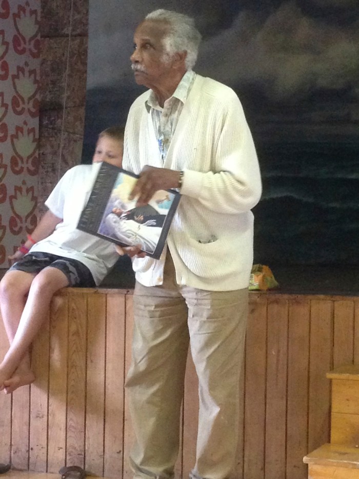 Ashley Bryan leads the children of the town of Islesford in MLK's "I Have a Dream" speech. August 28th, 2013