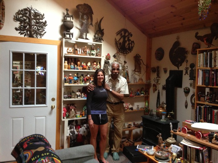 My prized photo with the inspiring and amazing Ashley Bryan