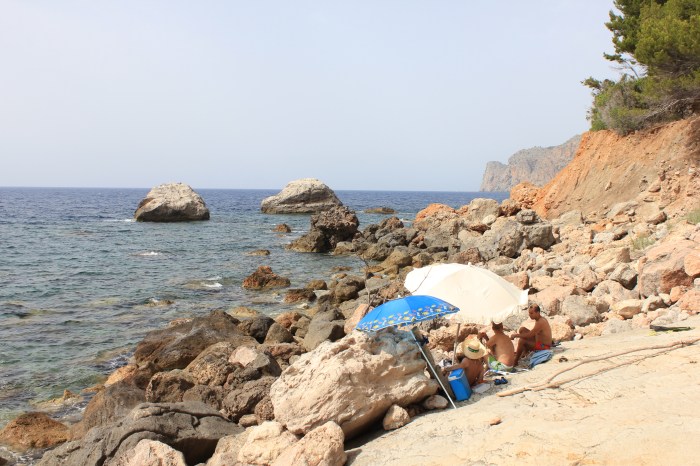 Spanish men Waiting to Save the Day in Mallorca