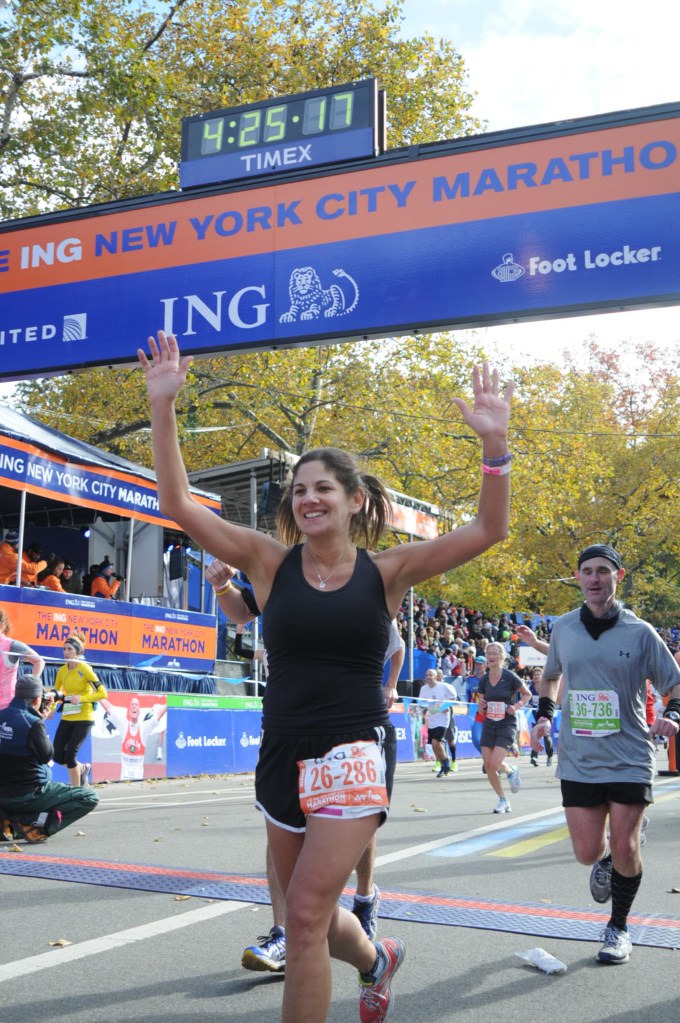 Chip Time was 4:01 and change - just to get the facts straight.