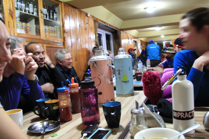 Tea time in a tea house on the Khumbu Trail